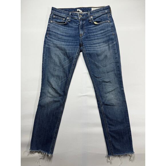 Rag & Bone Women's Dre Low-Rise Ankle Slim Boyfriend Jeans - Size 23 (28x25) - Picture 1 of 6